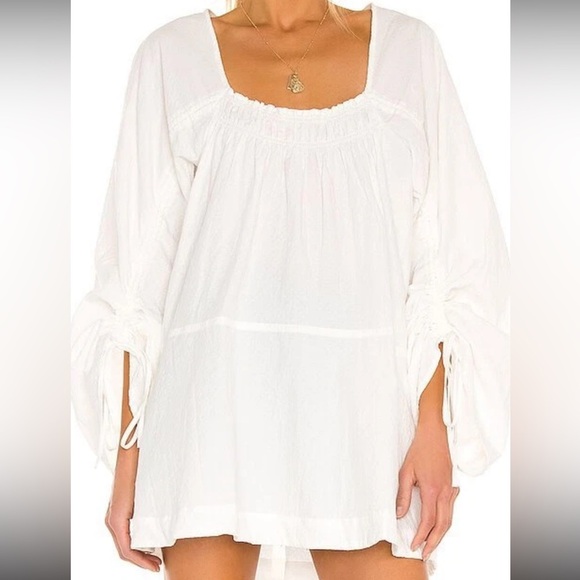 FREE PEOPLE Movement by Free People White Blouse - Picture 2 of 6